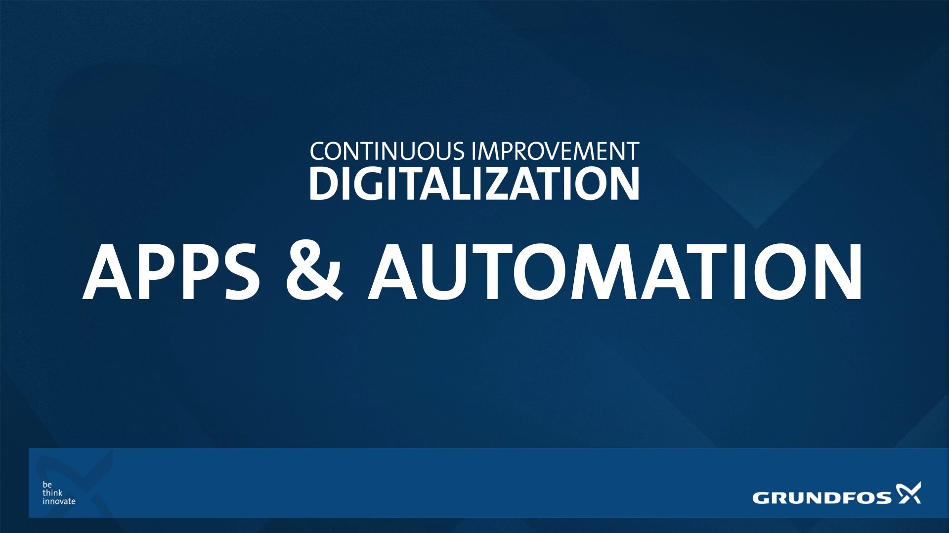 Grundfos Continuous Improvement